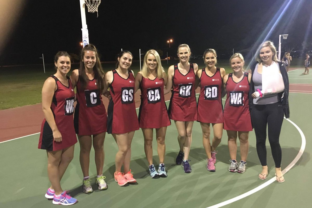Netball players