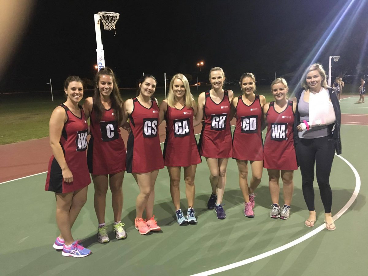 Netball players