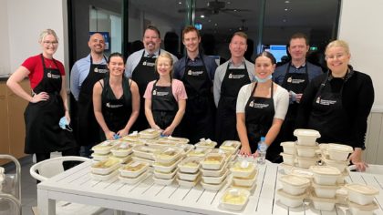 RLL Team making meals